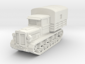 Komintern tractor (covered) 1/56 in White Natural Versatile Plastic