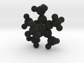 Hexamethylbenzene dication in Black Natural Versatile Plastic: Medium