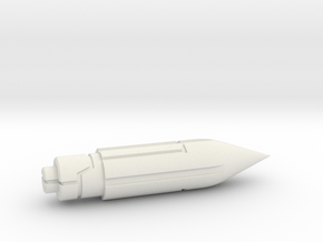 Hound's Rounds - Missile for Transformers Seige Ho in White Natural Versatile Plastic