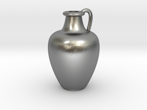 1/12 Scale Vase in Natural Silver