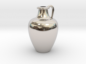 1/12 Scale Vase in Platinum
