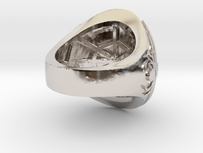 Ring award - capitola engraved in Platinum