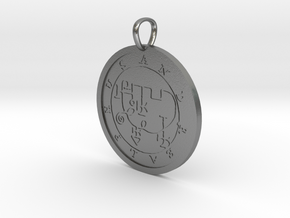 Andrealphus Medallion in Natural Silver
