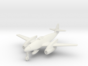 (1:144) Messerschmitt Me 262 Langrumpf in White Natural Versatile Plastic
