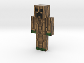 Carved_Creeper | Minecraft toy in Natural Full Color Sandstone