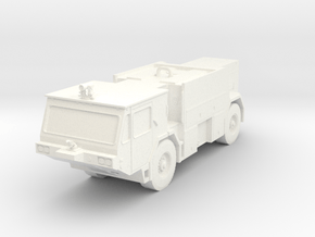 1/87 HO Scale P-19 Fire Truck in White Processed Versatile Plastic