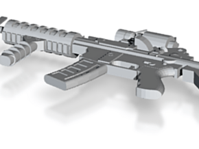 Miniature Ares Defense Shrike 5.56 Gun in Tan Fine Detail Plastic