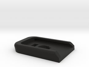 Deranged WE/TM glock baseplate in Black Natural Versatile Plastic