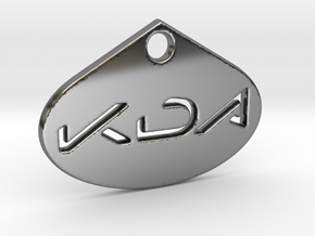 League of Legends K/DA Pendant in Fine Detail Polished Silver