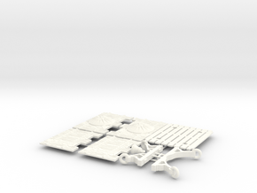 ELEPHANT CASTLE 4  in White Processed Versatile Plastic