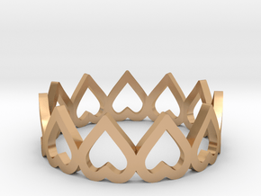 hearth crown ring all sizes, multisize in Polished Bronze: 4.5 / 47.75