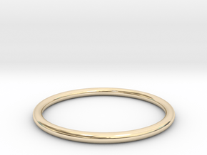 wire ring all sizes, multisize in 14k Gold Plated Brass: 5 / 49