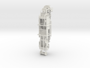1/87 Pierce Tiller Body Compartment Doors V1 in White Natural Versatile Plastic