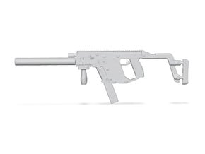 1:12 Miniature Kriss Vector Machine Gun  in Tan Fine Detail Plastic
