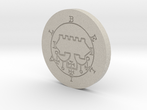 Belial Coin in Natural Sandstone