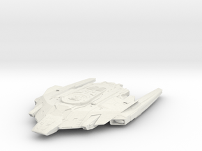Federation USS Hawk Refit Hvy Escort  5.7" in White Natural Versatile Plastic
