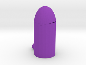Lipstick Keychain in Purple Processed Versatile Plastic