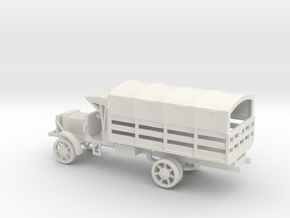 1/100 Scale Liberty Truck Cargo with Cover in White Natural Versatile Plastic