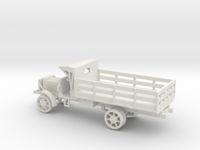 1/72 Scale Liberty Truck Cargo with Cab Cover in White Natural Versatile Plastic