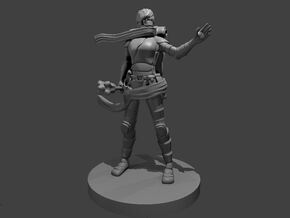 Warforged Female Cleric in Tan Fine Detail Plastic