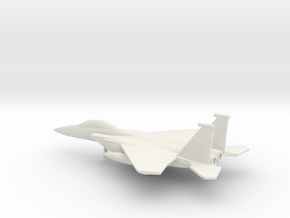 McDonnell Douglas F-15E Strike Eagle in White Natural Versatile Plastic: 6mm