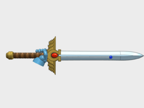 10x Right-handed Energy Sword: McKrag in Tan Fine Detail Plastic