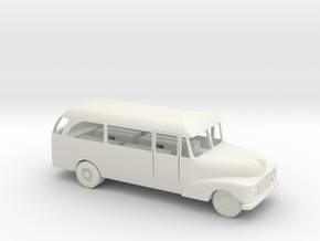 1/72 Scale Ford 1955  MASH Bus in White Natural Versatile Plastic