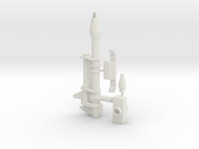 TF WFC Siege - Hound G1 Toy Kit in White Natural Versatile Plastic