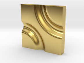 Nile no.5 in Polished Brass