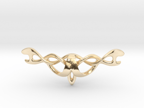 Helix Pendant  in 14K Yellow Gold: Small