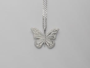 MonikerMi Butterfly in Natural Silver