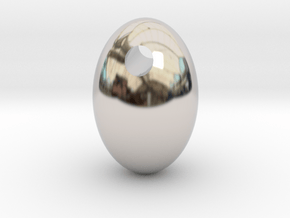 golden egg cabochon in Platinum