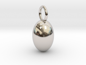 golden egg cabochon 2 in Platinum