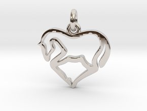 Horse Heart in Platinum