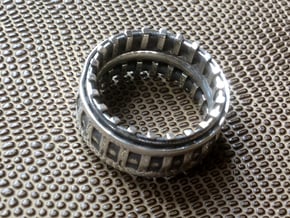 Warp Drive Ring  - Size 11 1/2 (20.98 mm) in Polished Silver