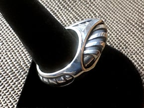 HyperDrive Ring - Size 12 (21.39 mm) in Polished Silver