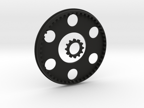 Low Profile Ring Gear and Planetary Gear in Black Natural Versatile Plastic