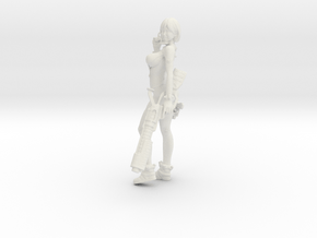 1/20 Sci-Fi Girl Anzu (White Plastic Version) in White Natural Versatile Plastic