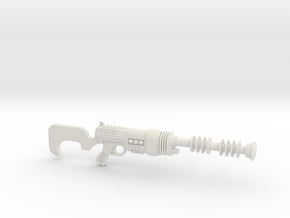 Miniature Recharger Rifle - Fallout:Las Vegas-10cm in White Natural Versatile Plastic