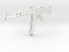 1:6 Miniature MP44 Gun in White Natural Versatile Plastic