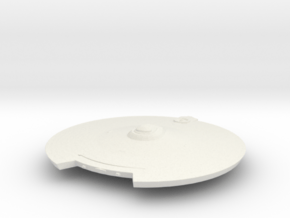 2500 TMP modified refit saucer in White Natural Versatile Plastic