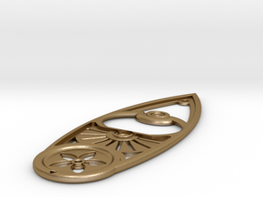 The Leaf: by Flere in Polished Gold Steel