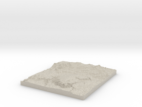 Model of Wittis Gravel Pit in Natural Sandstone