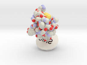 ProteinScope-9INS-DD61B3E7 in Glossy Full Color Sandstone