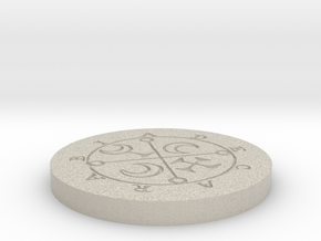 Decarabia Coin in Natural Sandstone
