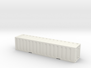 1:350 scale _single_container in White Natural Versatile Plastic