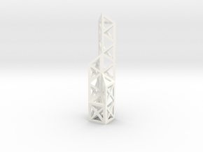Bank of China Tower Pendant (Hong Kong) in White Processed Versatile Plastic