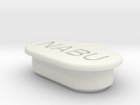 Garmin fenix 5 rear connector cap in White Natural Versatile Plastic