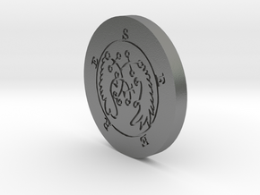 Seere Coin in Natural Silver