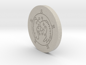 Seere Coin in Natural Sandstone